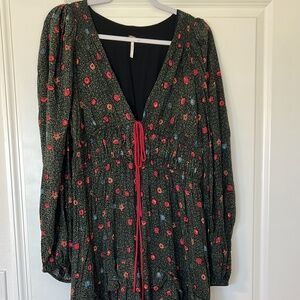 Women’s dark boho dress